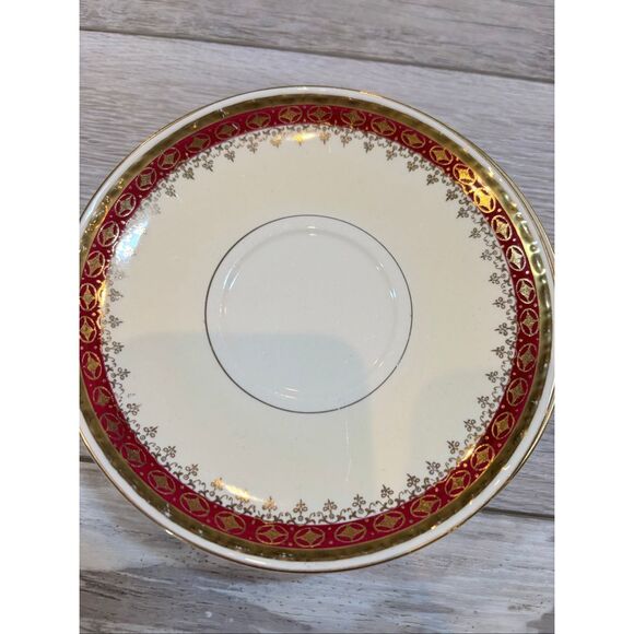 Homer Laughlin Georgian Eggshell Vintage Tea Cups and Saucers 8pc set - Picture 12 of 12